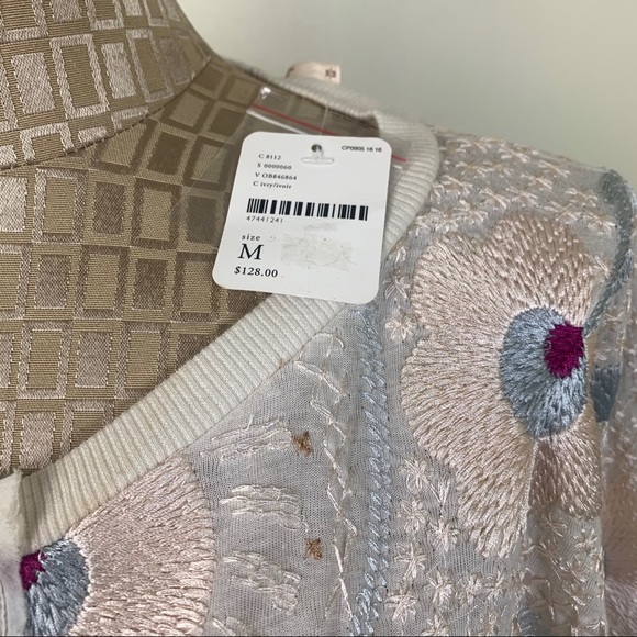 Free People embroidered flowy top - Picture 4 of 11